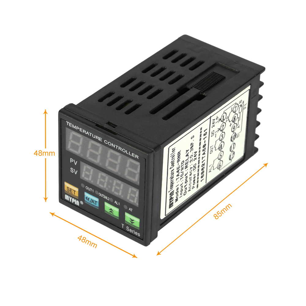 Digital LED PID Temperature Controller Thermometer Heating Cooling Control thermal regulator TC RTD Input RNR 1 Alarm Relay