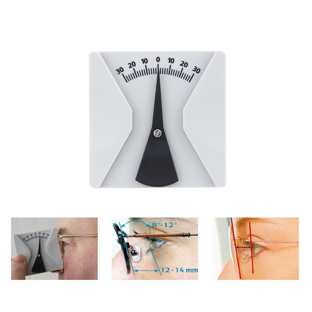 Professional Glasses Measuring Tool Optical Glasses Pantoscopic Angle Meter Ruler Measuring Tool Glasses Measuring Gauging Tool
