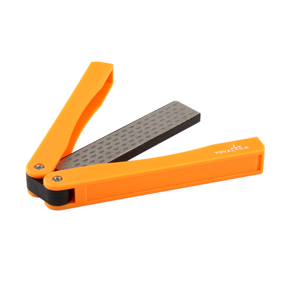 TAIDEA Multifunction Knife Slicker Knives Grinder Sharpener Tool Pocket Two Side Diamond Outdoor Sharpening Stone T1051D