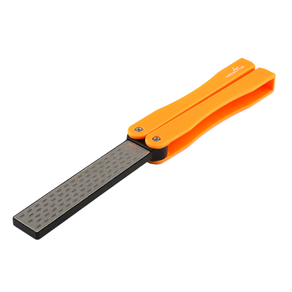 TAIDEA Multifunction Knife Slicker Knives Grinder Sharpener Tool Pocket Two Side Diamond Outdoor Sharpening Stone T1051D