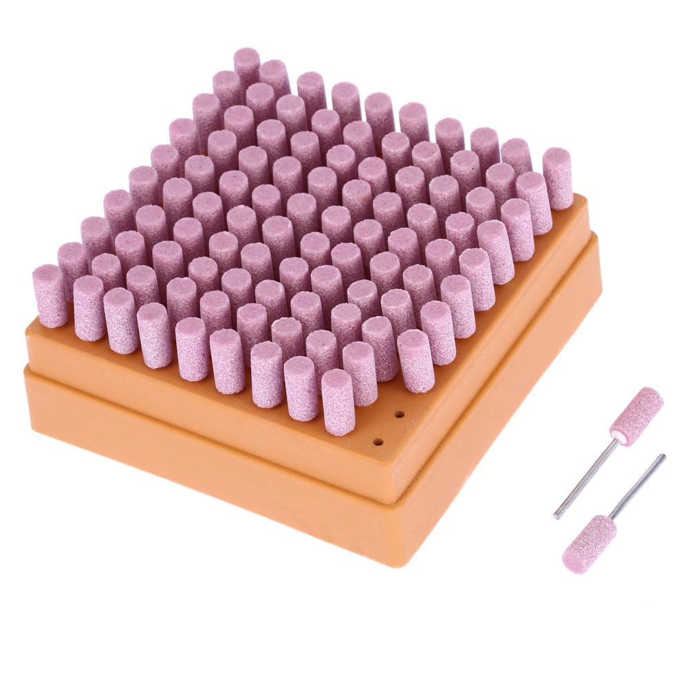 100pcs Electric Dremel Grinding Accessories Abrasive Stone Points Grinding Head Polishing Wheel Tool Kit For Dremel Rotary Tools