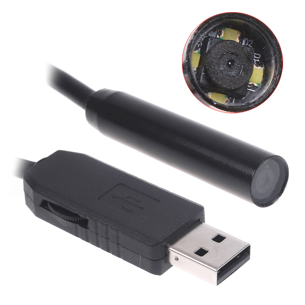 7M USB Endoscope Waterproof prismaticos Inspection Camera Borescope usb microscopio microscope magnifier microscopio binocular