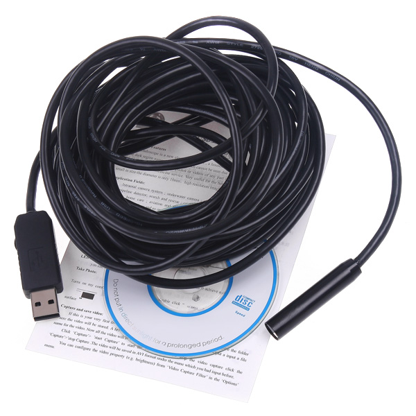 7M USB Endoscope Waterproof prismaticos Inspection Camera Borescope usb microscopio microscope magnifier microscopio binocular