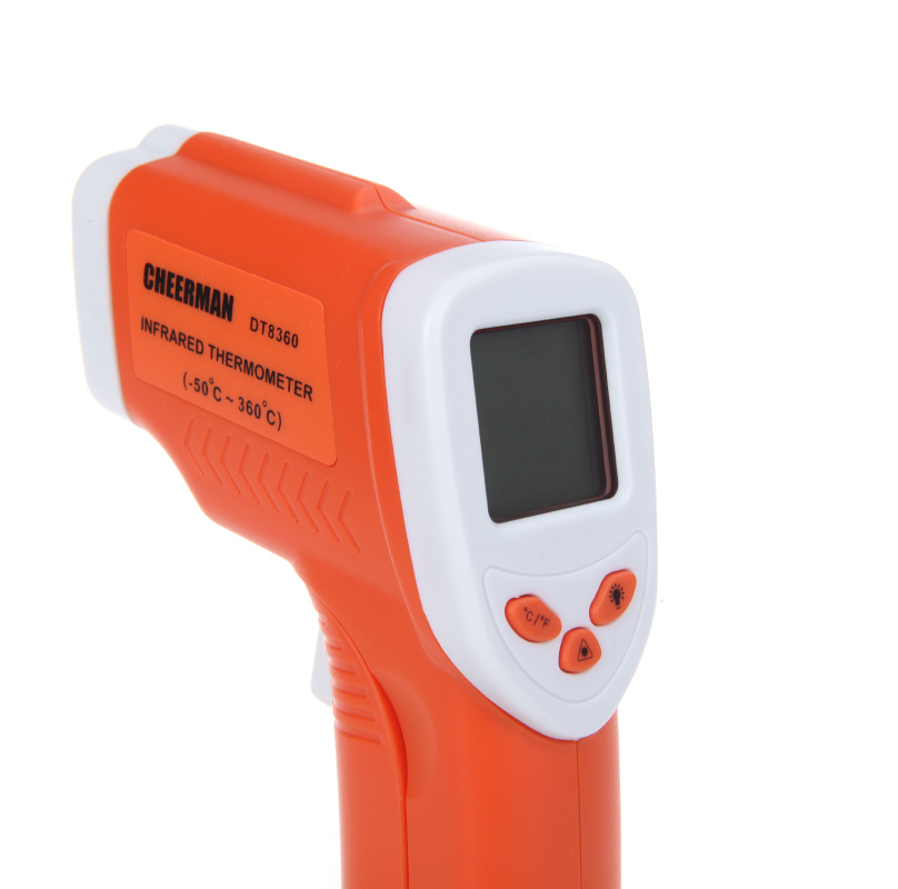  50~360 Degree Non Contact IR Infrared Thermometer Laser LCD Digital Temperature Gun with Backlit DT8360 Temperature Instruments