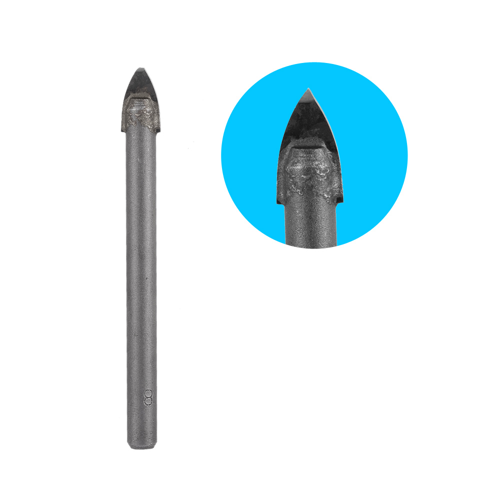 4pcs Triangular Glass Ceramic Drill furadeira Quality Glass Tile Drill Bit Set ferramentas herramientas power tool 4 6 8 10mm