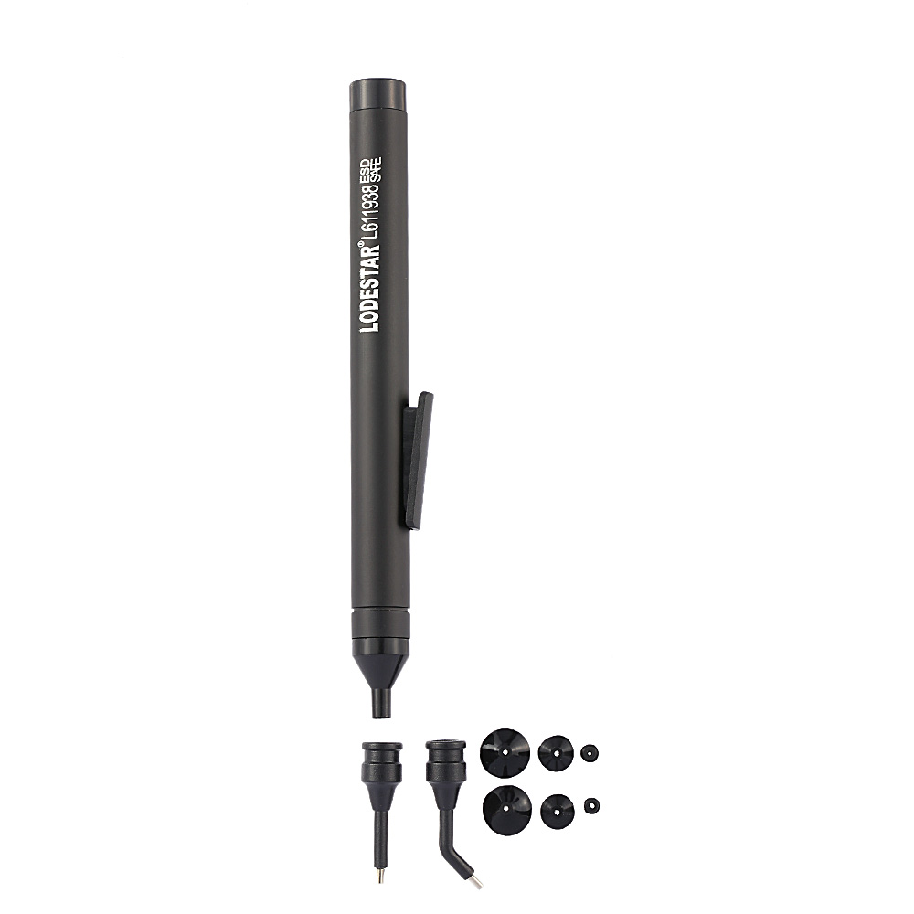 Manual Vacuum Suction Pen Soldering Sucking Pickup Tool 6 Suckers 2 Suction Tips for IC SMD Soldering Accessories