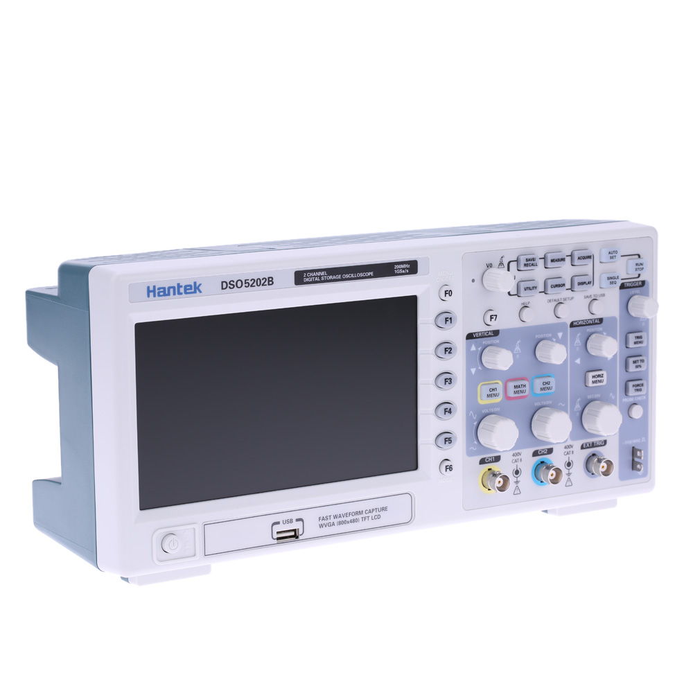 Hantek DSO5202B Professional Digital Storage Oscilloscope 2CH 200MHz 1Gsa s 1M USB osciloscopio Color TFTDisplay diagnostic tool