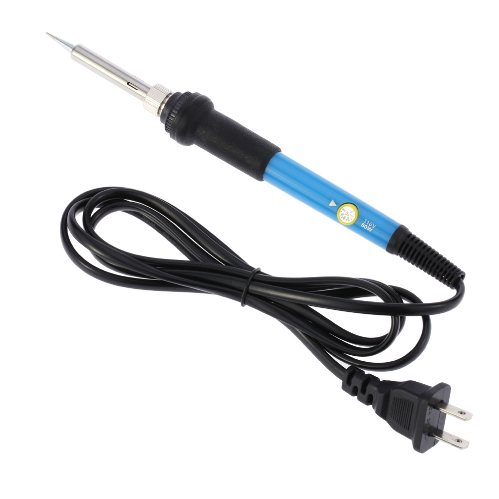 10 in1 Electric Soldering Iron Kit Adjustable solder Iron 5pcs Tips Desoldering Pump Stand Tweezers solder station 60W 220V