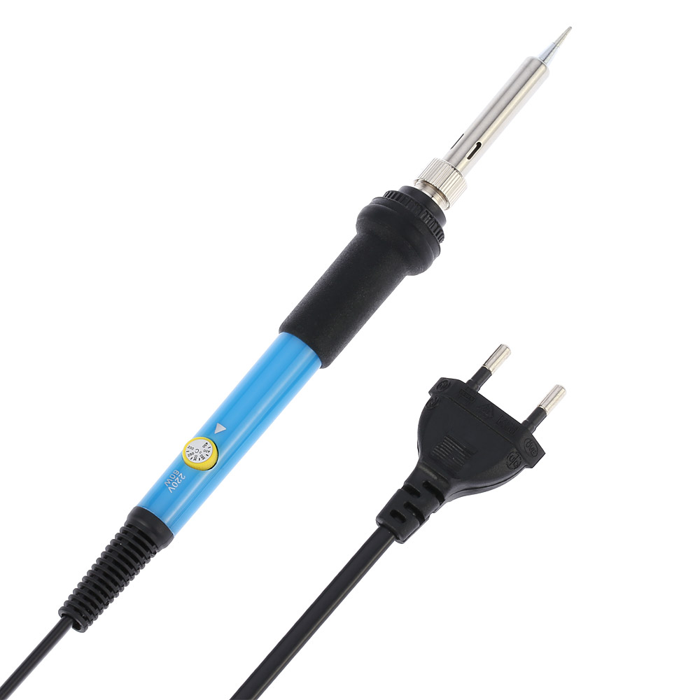 10 in1 Electric Soldering Iron Kit Adjustable solder Iron 5pcs Tips Desoldering Pump Stand Tweezers solder station 60W 220V