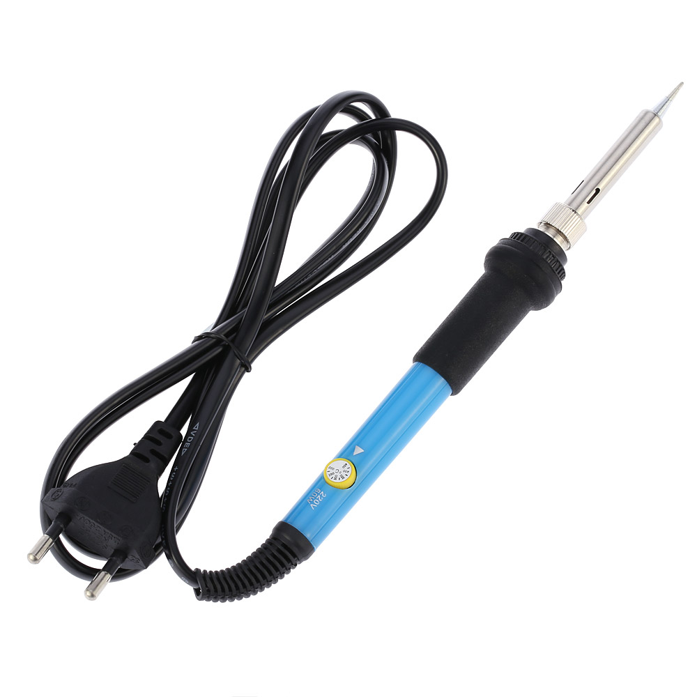 10 in1 Electric Soldering Iron Kit Adjustable solder Iron 5pcs Tips Desoldering Pump Stand Tweezers solder station 60W 220V