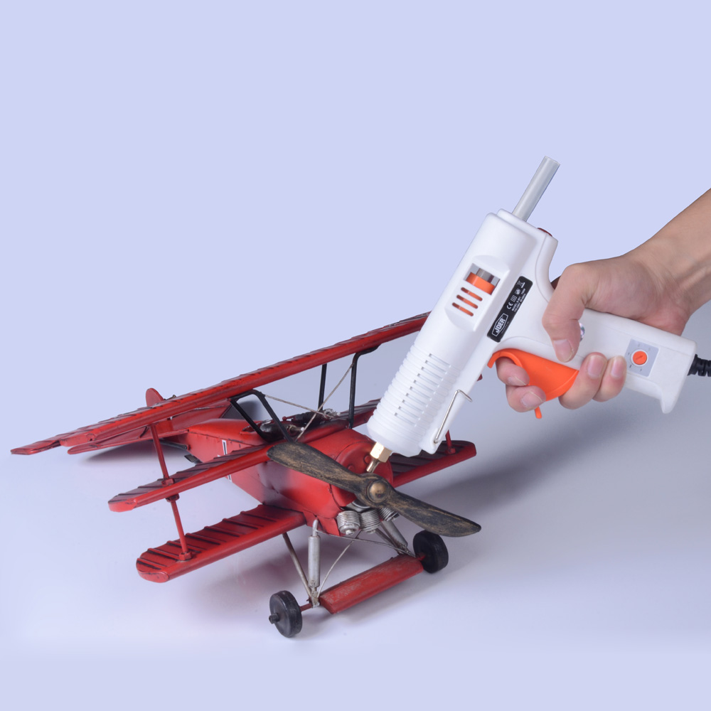 High Power Melt Glue Gun 150W 100 240V Glue Tool Adjustable Temperature Repair Tool with 20pcs Glue Sticks 140 220 Degrees