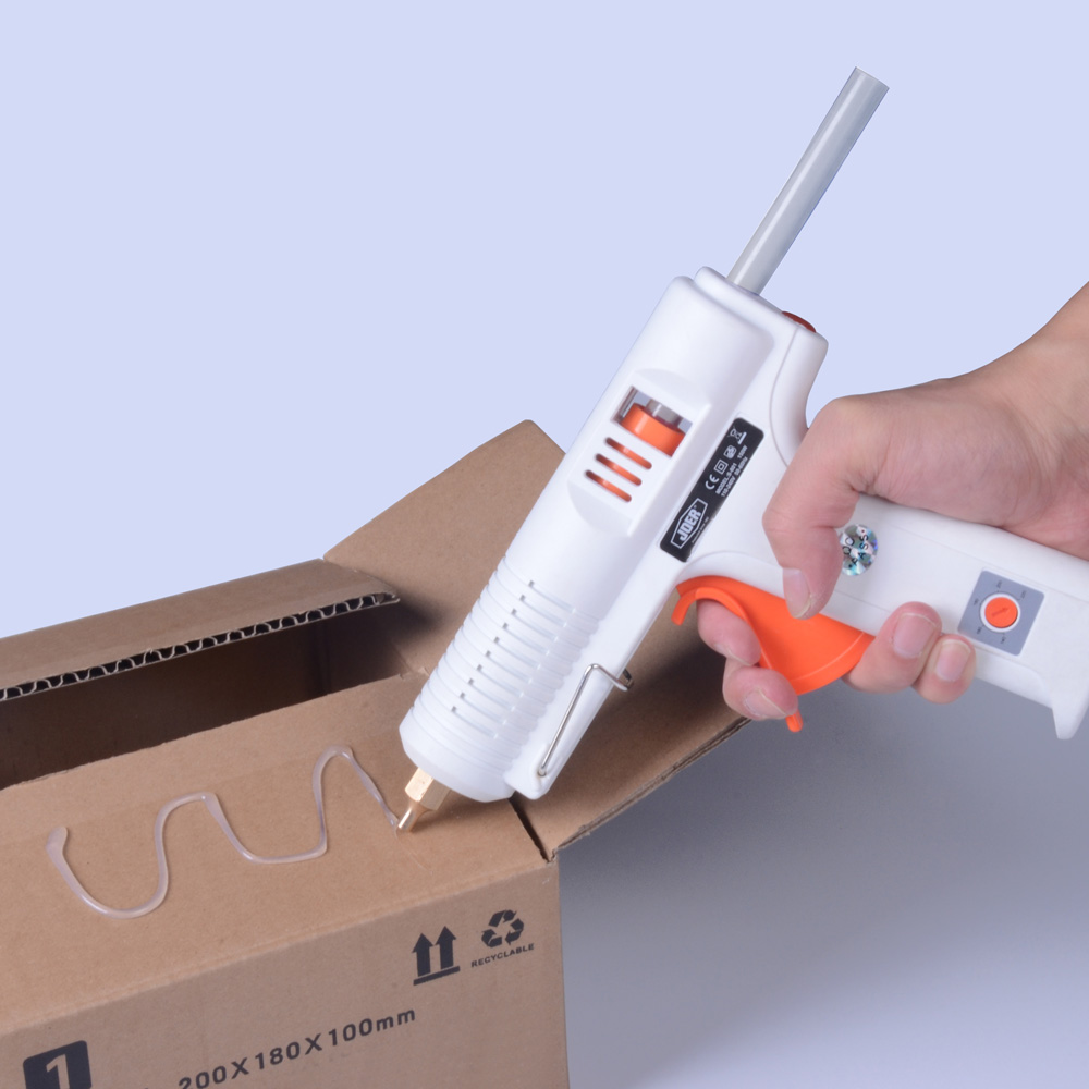 High Power Melt Glue Gun 150W 100 240V Glue Tool Adjustable Temperature Repair Tool with 20pcs Glue Sticks 140 220 Degrees