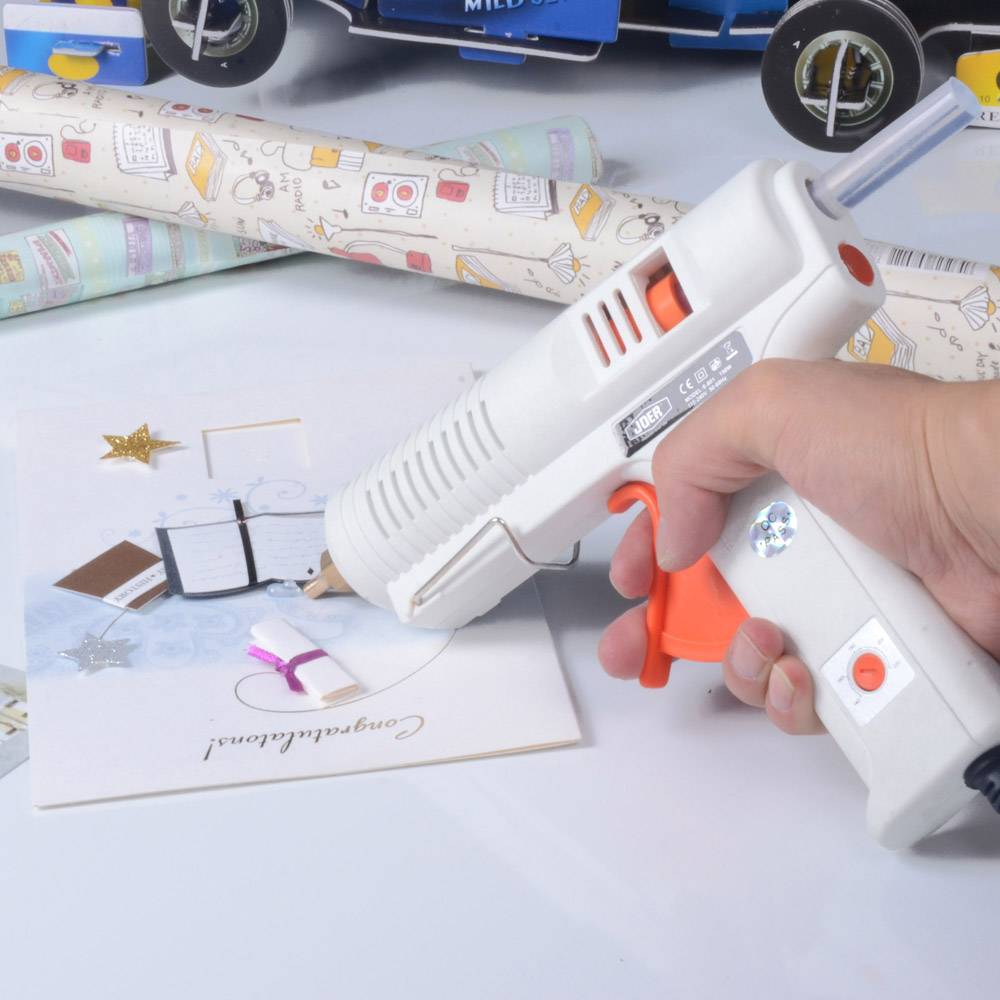 High Power Melt Glue Gun 150W 100 240V Glue Tool Adjustable Temperature Repair Tool with 20pcs Glue Sticks 140 220 Degrees