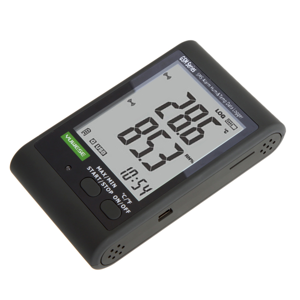Digital Temperature Humidity Logger Meter Thermometer Hygrometer + Fixed angle Kitchen Knife Sharpener Kits 4 Sharpening Stones