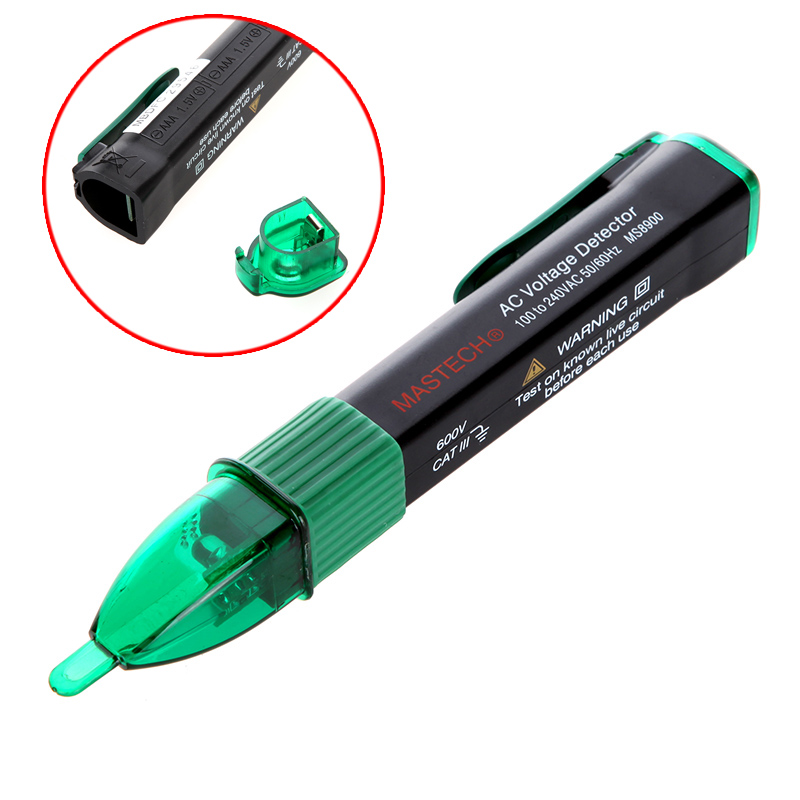 MASTECH MS8900 Non contact 100V 240V AC Voltage Detector Sensor Tester Pen Digital voltmeter Voltage diagnostic tool voltimetro