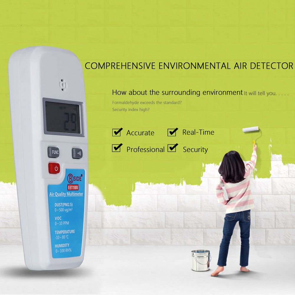 Multifunction Air Quality Multimeter Haze Dust(PM2.5) VOC Temperature Humidity Atmosphere Environment Detector Good Gas Analyzer