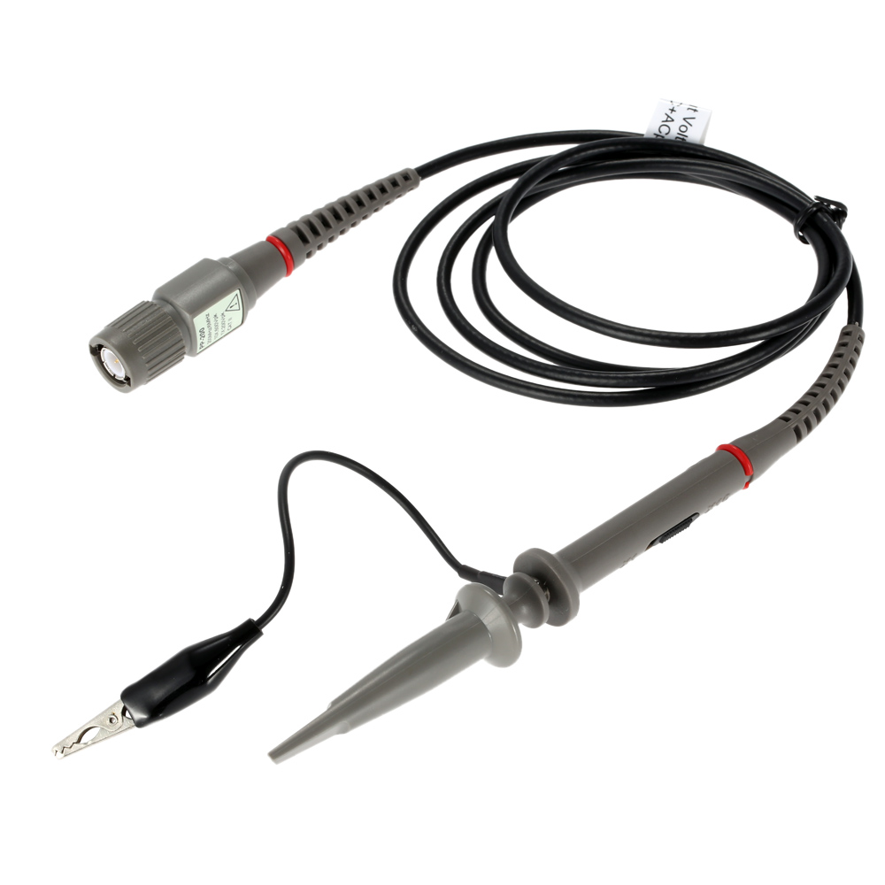 Hantek High Quality Reliable Oscilloscope Probe 200MHz Oscilloscope Clip Probe with Accessories Max.600V DC Peak AC x1 x10