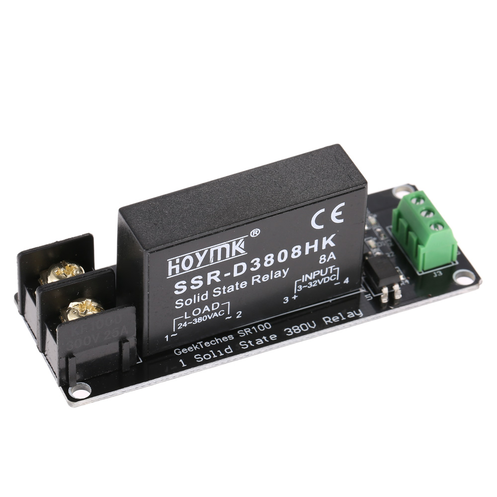 Relay Module Board 1 channel High Low Level Trigger 380V 8A Solid State Relay Module Board