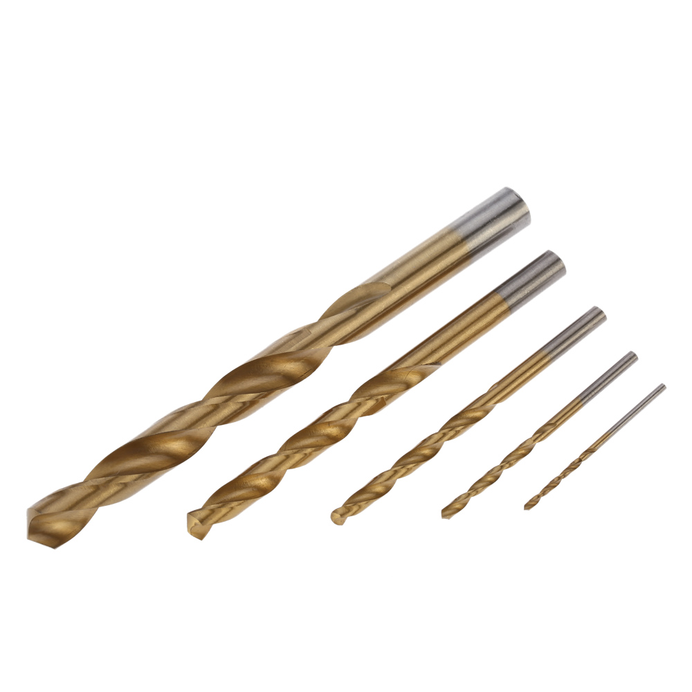 13pcs set 2 12mm Drill Bits High speed Steel Titanium Plated Twist Drill Bit Set useful HSS Woodworking Wood Metal Drilling Tool