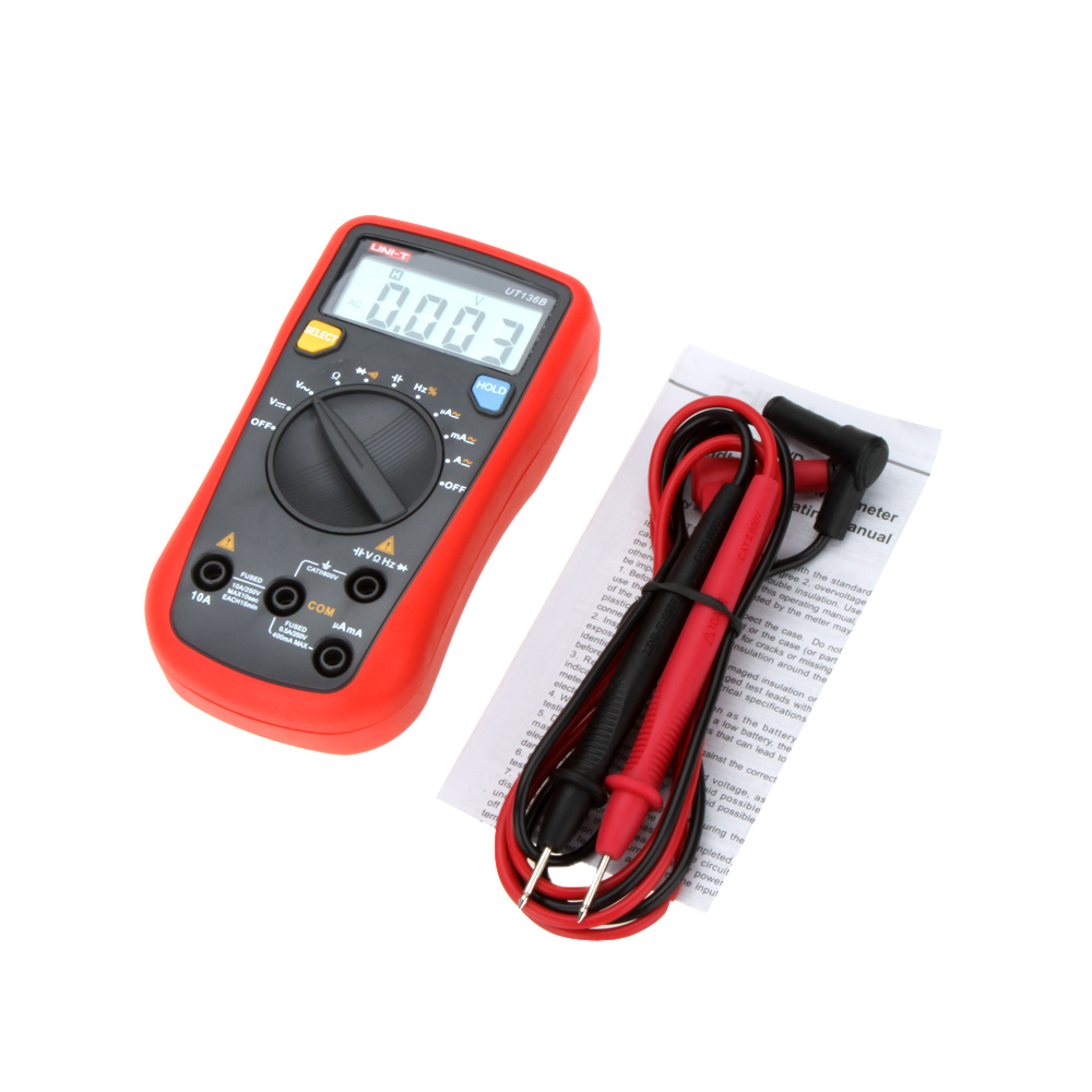 UNI T Handheld Digital Multimeter DC AC Voltage Current Tongs Resistance Frequency Auto ranging W Capacitance Diagnostic tool