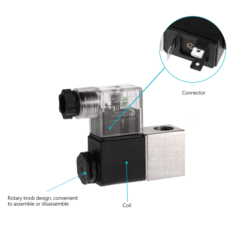 Pneumatic Airtac 1 4 2 Position 5 Port Electromagnetic Air Solenoid Valves AirTAC Pneumatic Control Valve 12v 24v 110v 220v