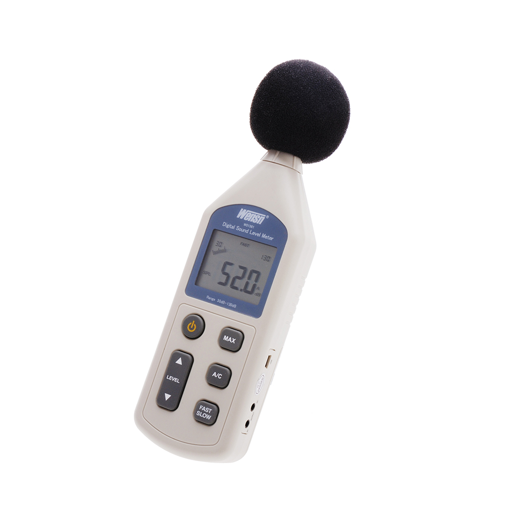 LCD Digital Sound Level Meter Noise Measuring Instrument Decibel Monitoring Logger Tester 30 130dB