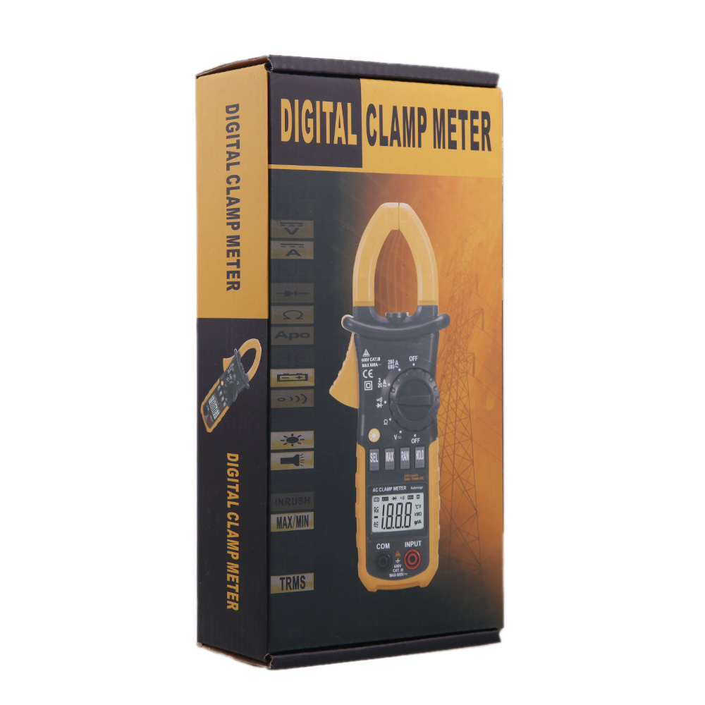 HYELEC AC Clamp Meter Digital Multimeter practical current tongs Electronic diagnostic tool amperimetro 2000 Count Clamp Mete