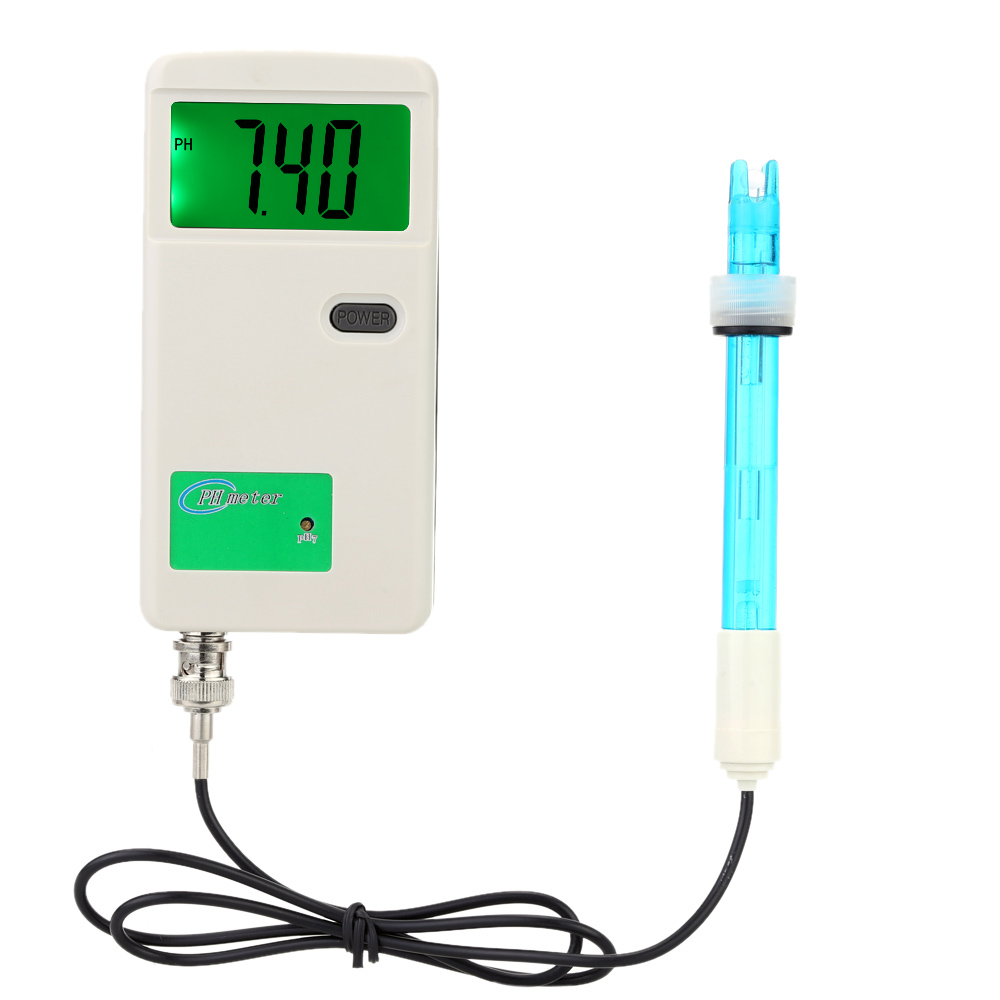 Professional pH Meter Rechargeable Drinking Water Quality Analyzer LCD Display pH Meter Acidimeter Industry Experiment Analyzer