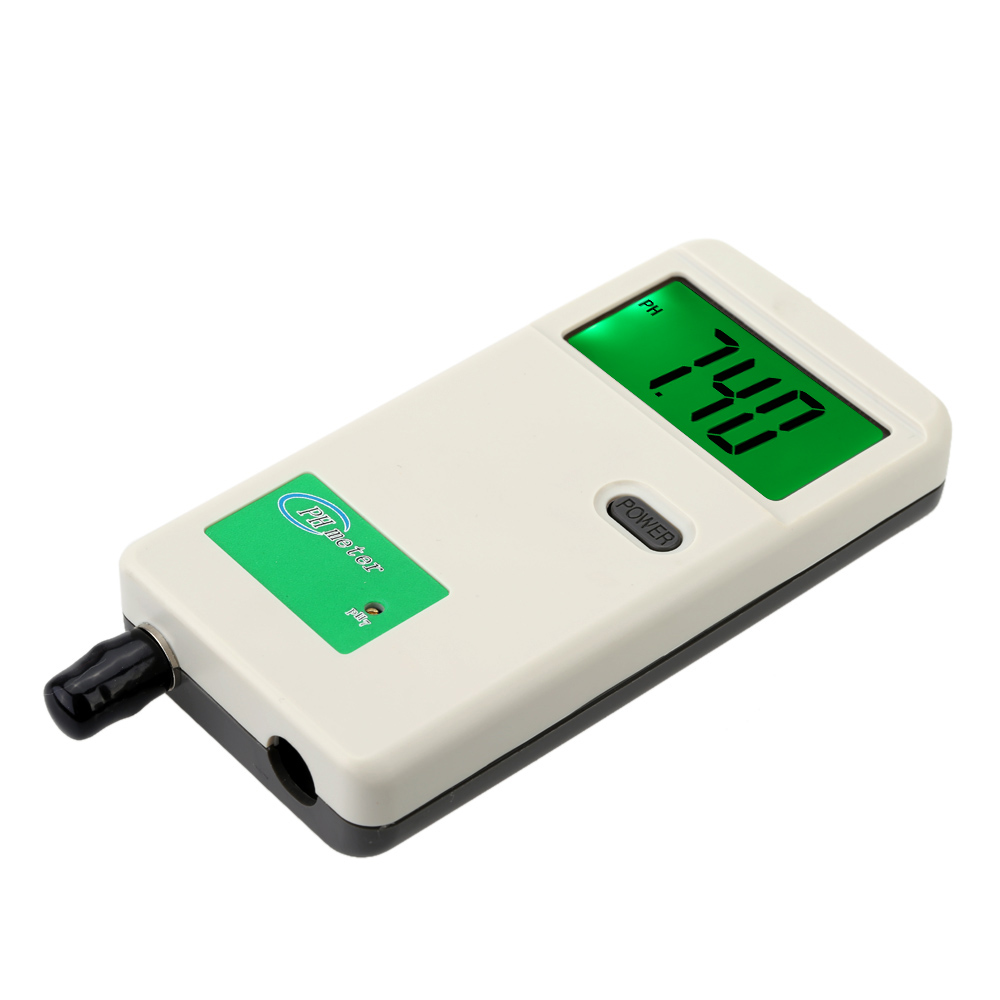 Professional pH Meter Rechargeable Drinking Water Quality Analyzer LCD Display pH Meter Acidimeter Industry Experiment Analyzer