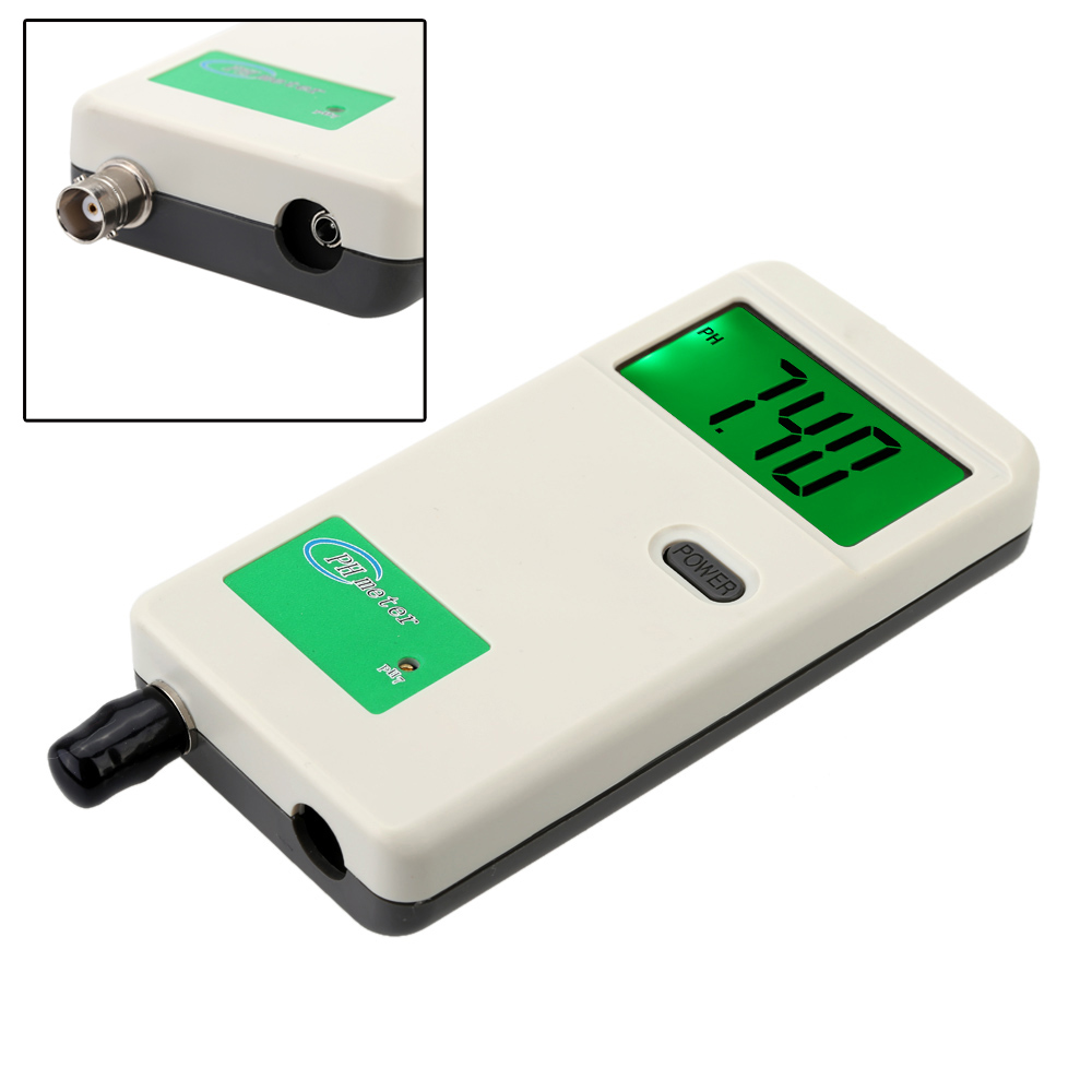 Professional pH Meter Rechargeable Drinking Water Quality Analyzer LCD Display pH Meter Acidimeter Industry Experiment Analyzer