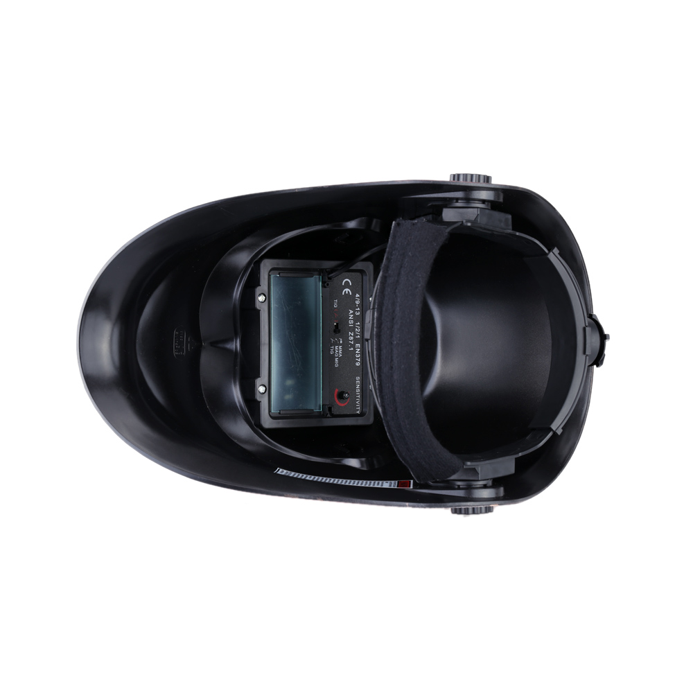Professional Welding Helmet Red Cobweb SolarAuto Darkening Welding Mask Welding Soldering Supplies Suitable for Laser Welding