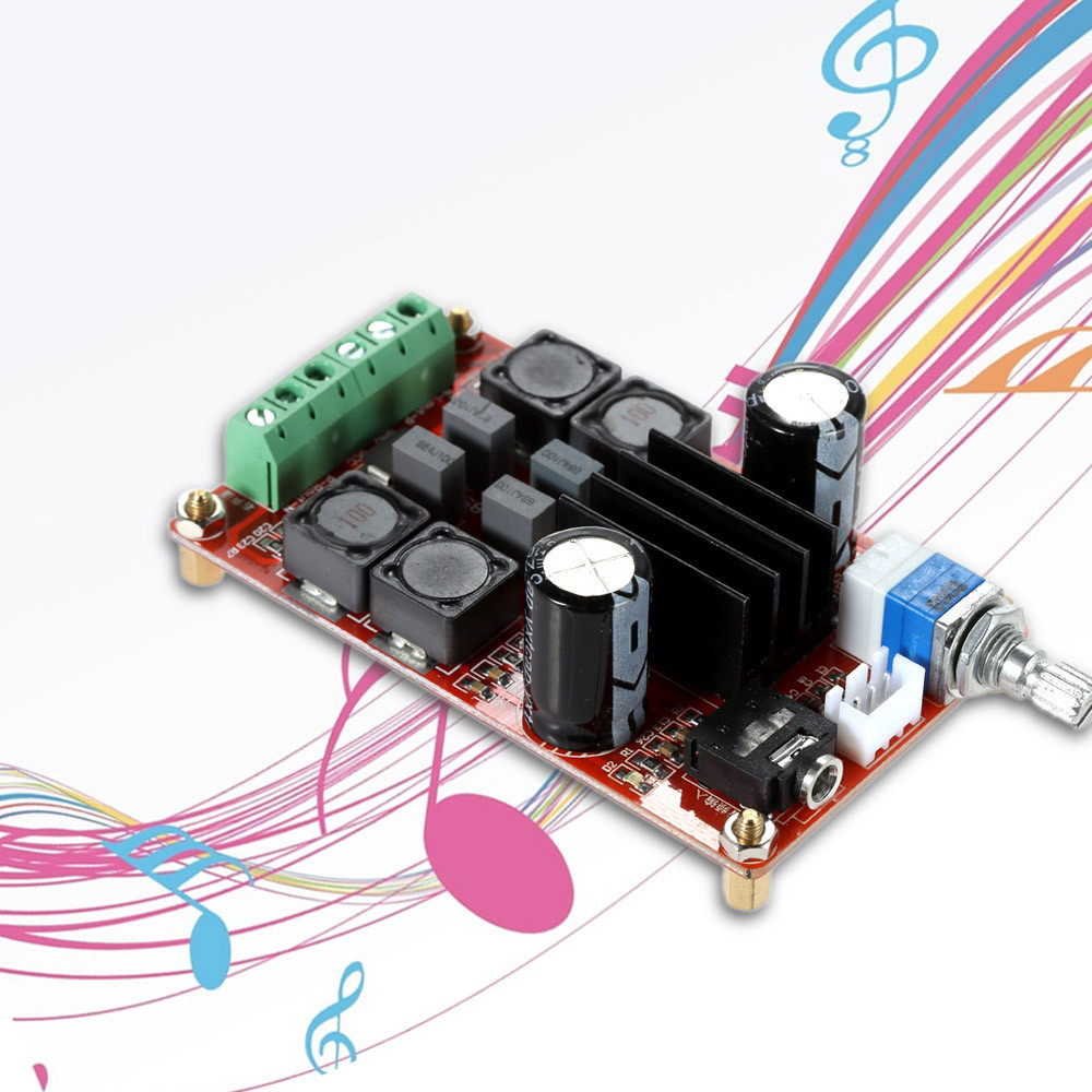 2x50W Dual channel Digital Power Amplifier Board Class Dual Channel Audio Stereo AMPD DC12V 24V