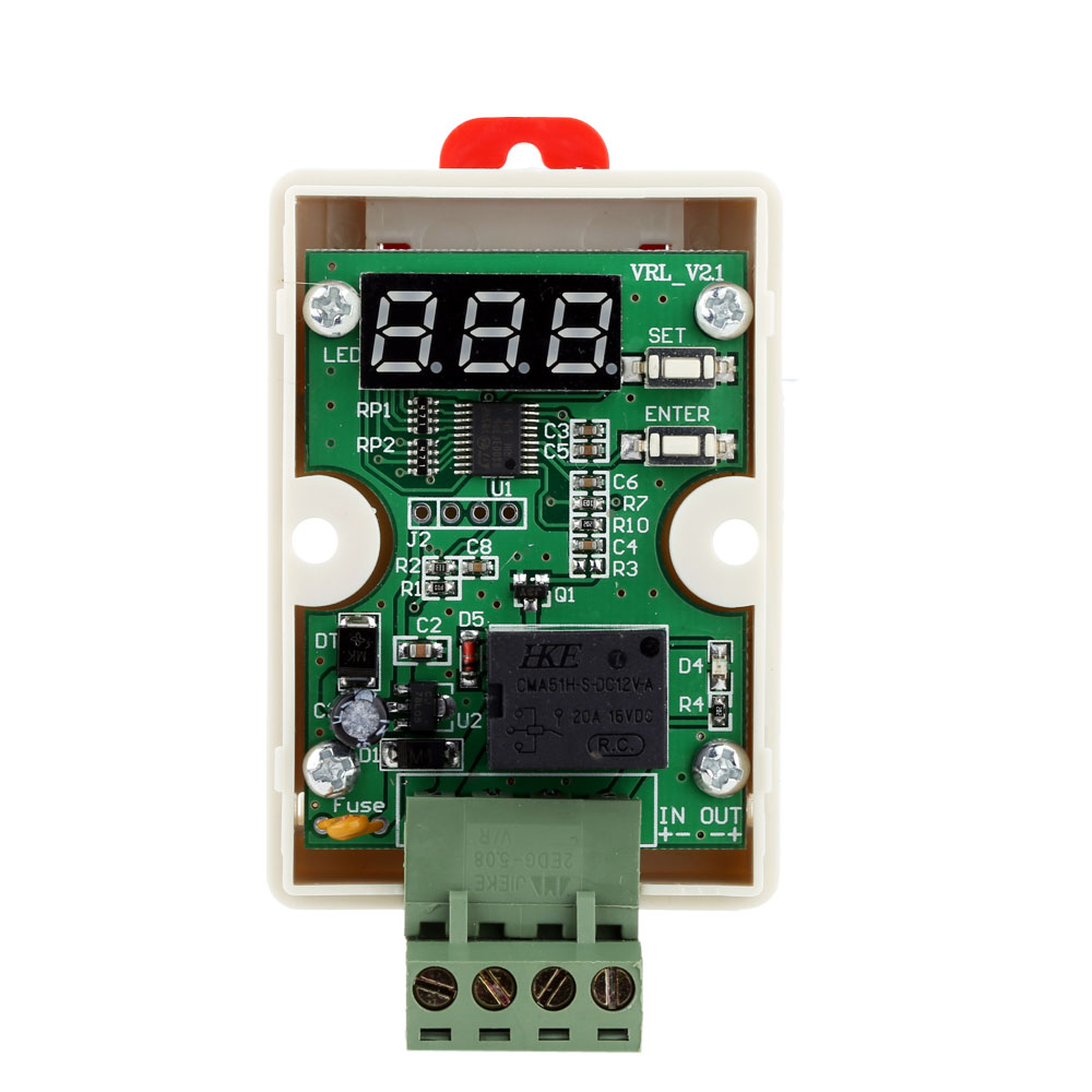 12V Voltage Controller Quality Voltage Meter Module Relay Timer Time Voltage Meter Test Control Delay Switch for Car Battery