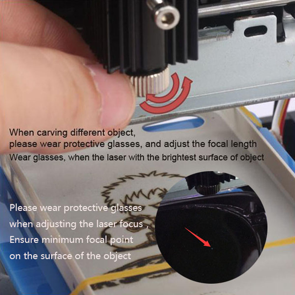 NEJE1000mW cnc router High Speed laser cutter Mini Engraver Laser engraving machine USB Automatic DIY Printer Off line Operation