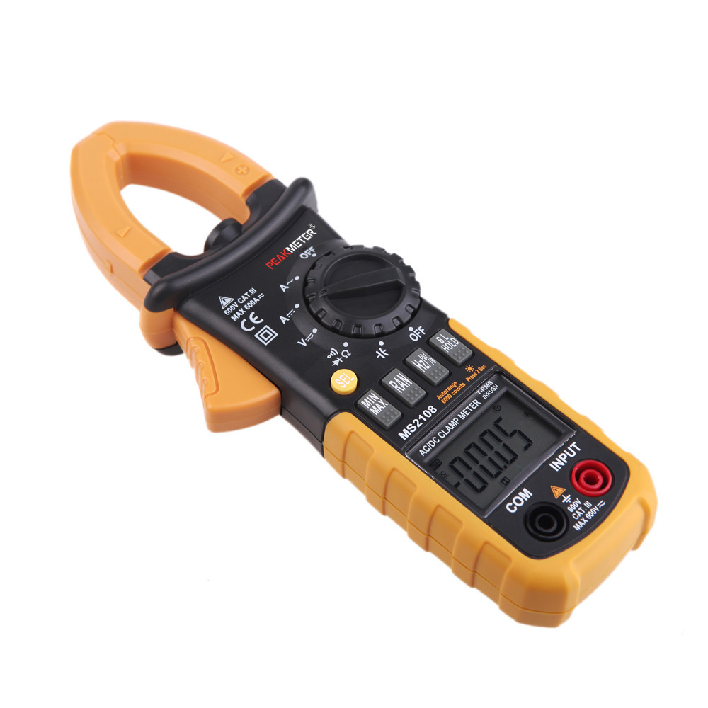 Digital Clamp Meter Multimeter 6600 Counts Current Tongs Electronic Diagnostic tool for Voltage Resistance Capacitance Tester