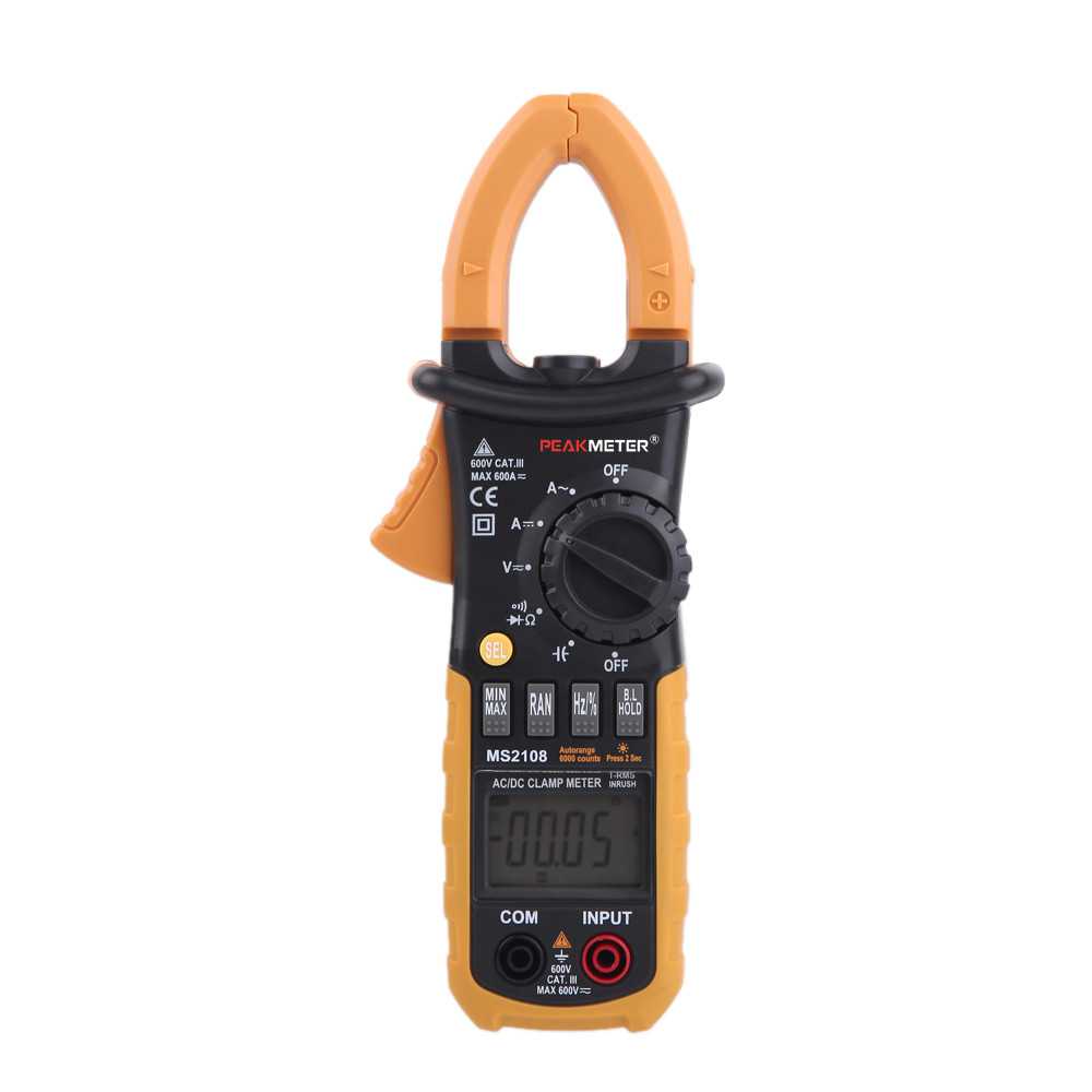 Digital Clamp Meter Multimeter 6600 Counts Current Tongs Electronic Diagnostic tool for Voltage Resistance Capacitance Tester