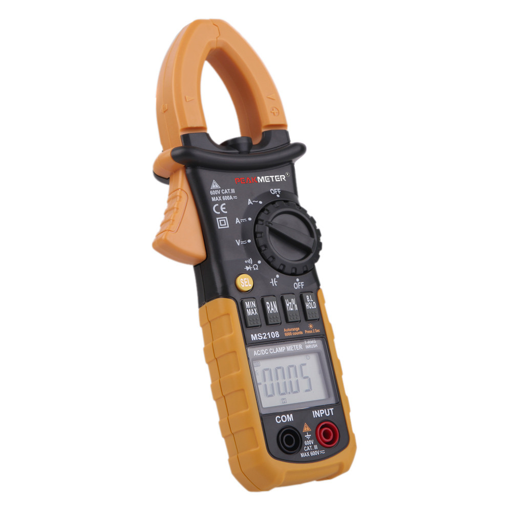 Digital Clamp Meter Multimeter 6600 Counts Current Tongs Electronic Diagnostic tool for Voltage Resistance Capacitance Tester