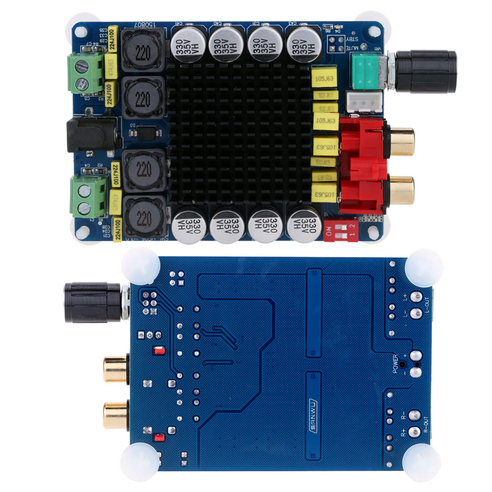 TDA7498 Class D 2x100W Dual Channel Audio Stereo Digital Power Amplifier Board DC 15 34V