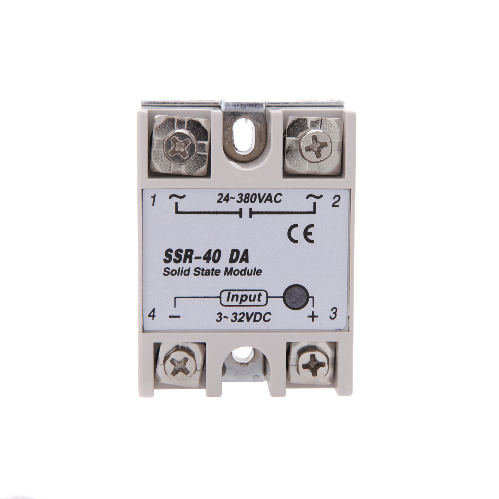 SSR 40 DA Solid State Relay Module 40A 24V 380V for PID Temperature Controller 3 32V DC To AC