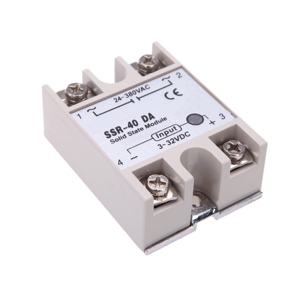 SSR 40 DA Solid State Relay Module 40A 24V 380V for PID Temperature Controller 3 32V DC To AC