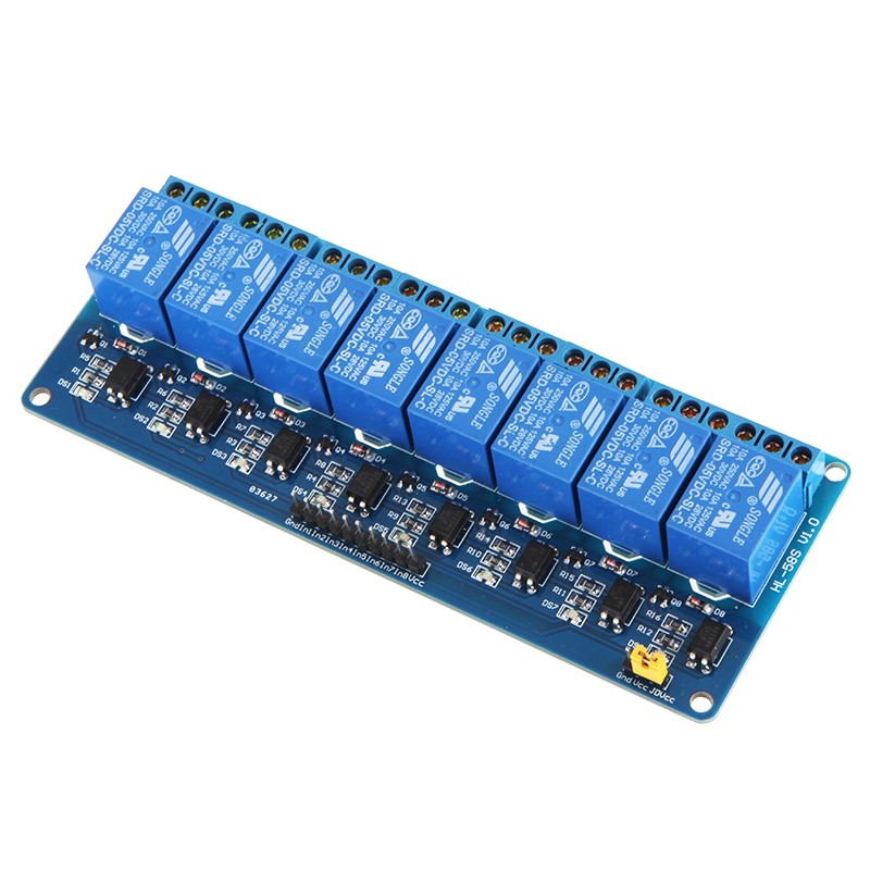 5V Active relay time Module Low 8 Channel Relay Module Relay Interface Board for Arduino PIC AVR MCU DSP ARM