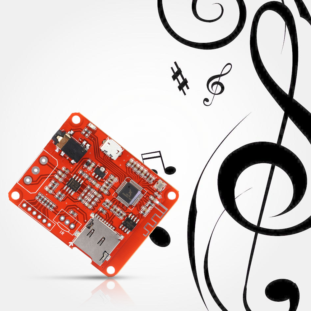 USB DC 5V Bluetooth 3.0 Audio Receiver Board Wireless Stereo Music Module with TF Card Slot