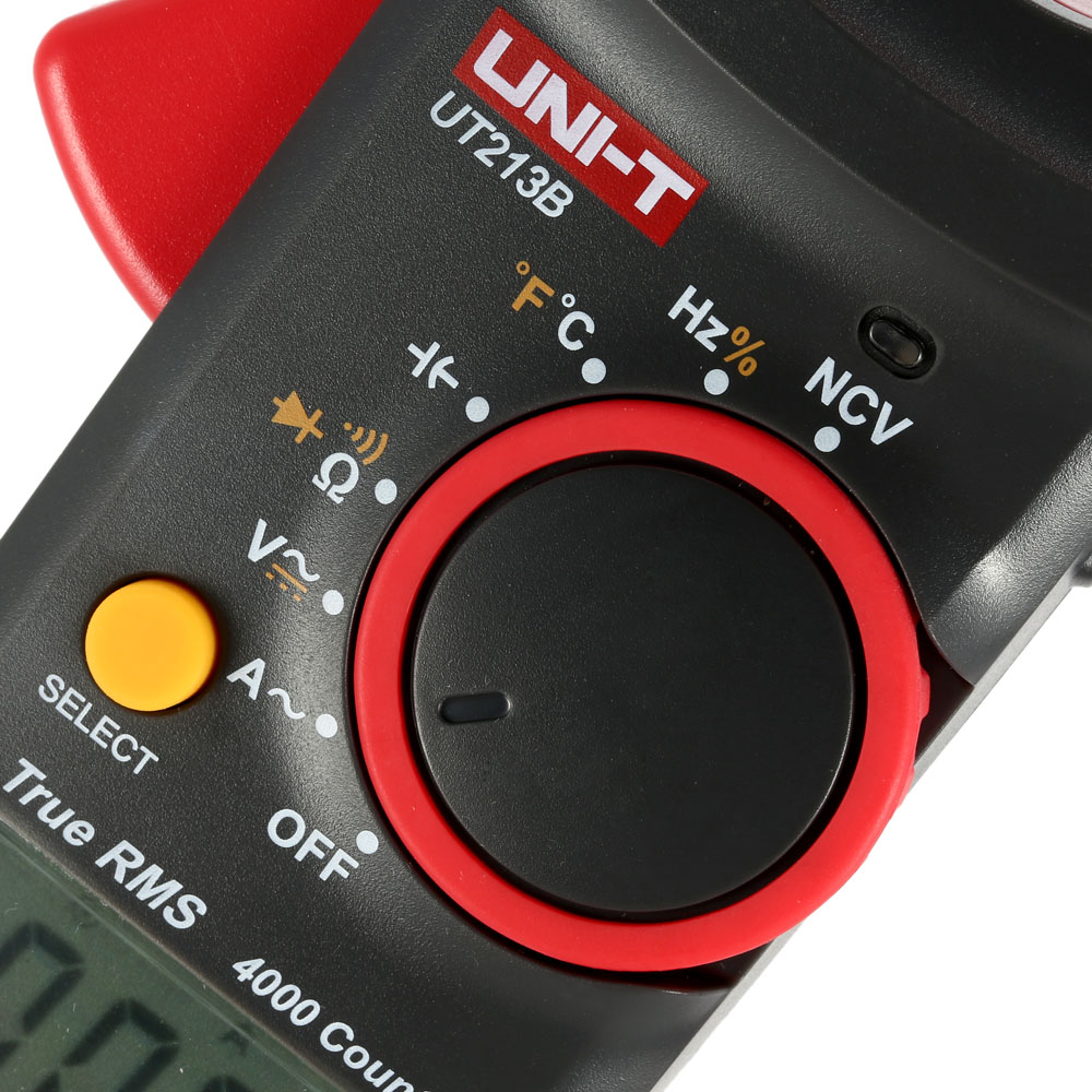 UNI T Digital Clamp Meter Multimeter Current Tongs AC DC Voltage Resistance Capacitance Diode Continuity NCV Temperature Tester