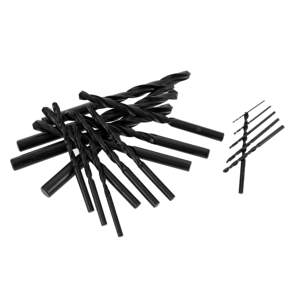 19pcs set High Speed Steel Twist Drill Bits Set perforator HSS Quality Twist Drill ferramentas Metric System 1 10mm herramientas