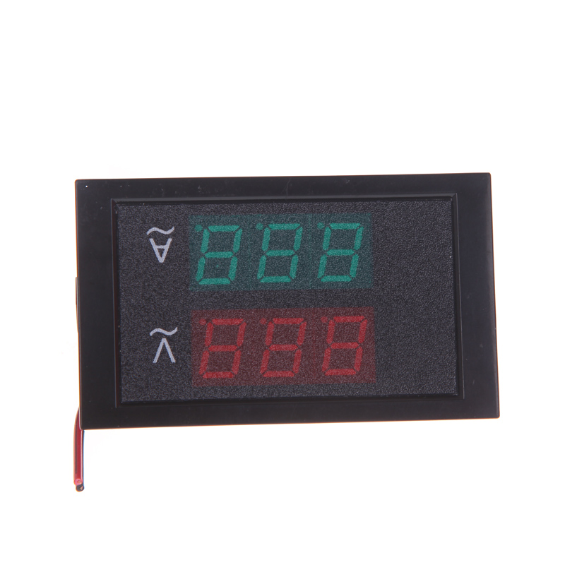 Digital LED Ammeter Voltmeter Voltage Tester with Current Transformer AC80 300V 0 50.0A Dual Display Voltage Diagnostic tool