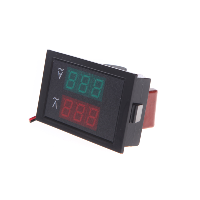 Digital LED Ammeter Voltmeter Voltage Tester with Current Transformer AC80 300V 0 50.0A Dual Display Voltage Diagnostic tool