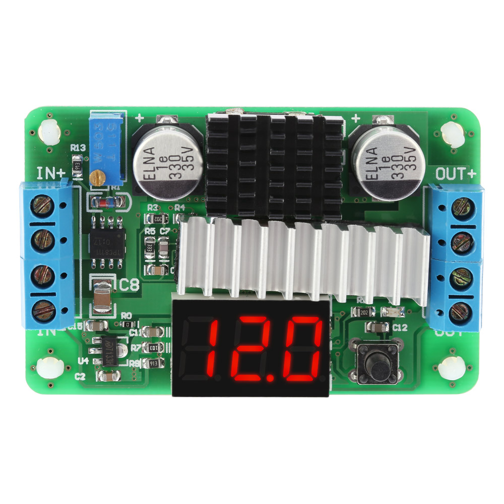 Digital DC DC boost module 3.5 30V 100W Boost Step up Module Converter Power Supply Module LED Voltmeter Display