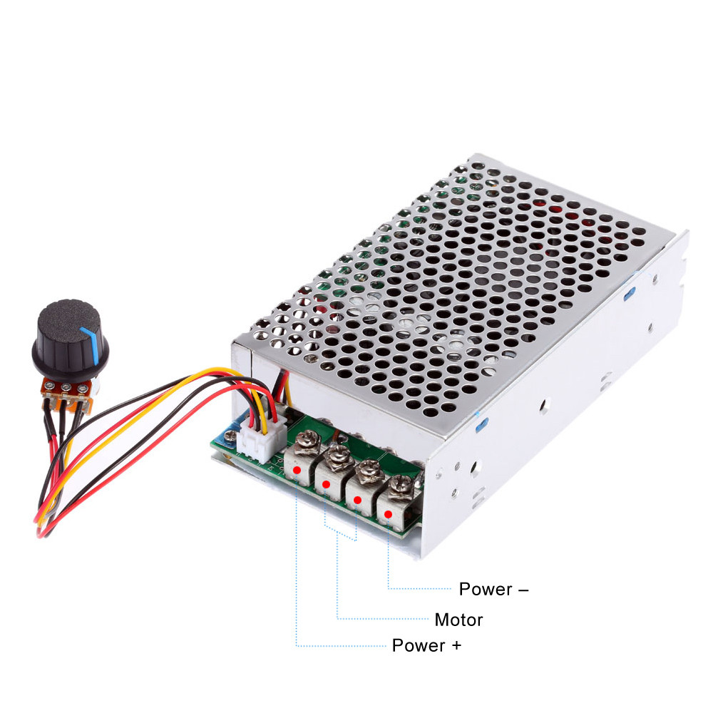 10 30V 80A 2400W PWM DC Brush Motor Adjustable Speed ControllerDC Motor Speed Regulator electric motor Pulse Width Modulator