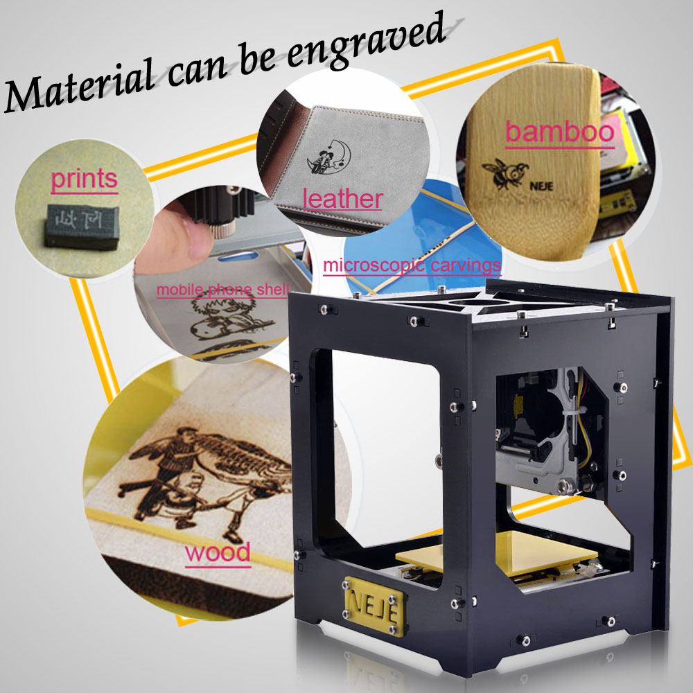 NEJE 300mW cnc router laser cutter Mini laser engraver USB laser engraving machine Automatic DIY Carver with Protective Glasses
