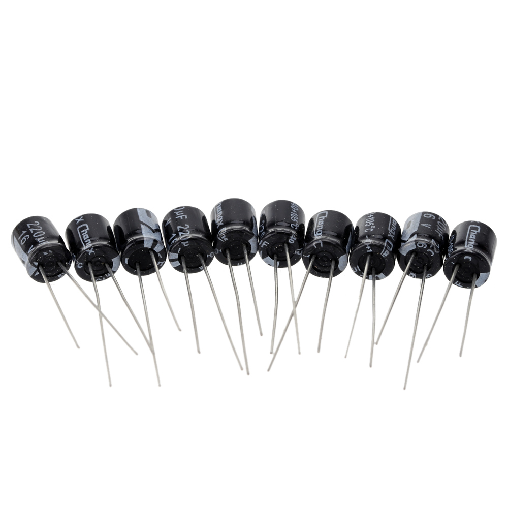 12x10pcs Electrolytic Capacitor Electric DIY Parts 1UF 470UF Passive Components Package Capacitance Set Diagnostic tool